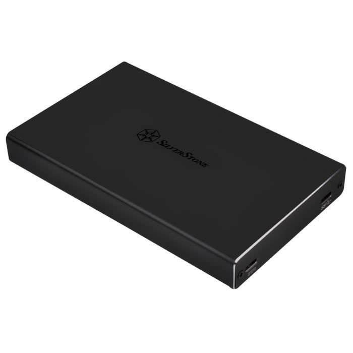 SilverStone SST-TS15B - Boîtier externe disque dur externe USB 3.1 Type C pour HDD ou SSD 9.5mm 2.5\