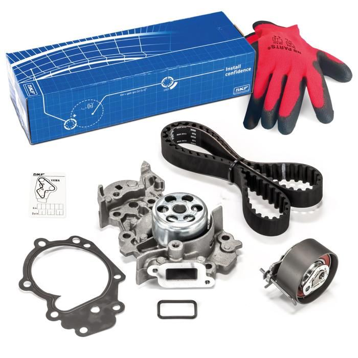SKF Kit de distribution + pompe à eau VKMC 06002