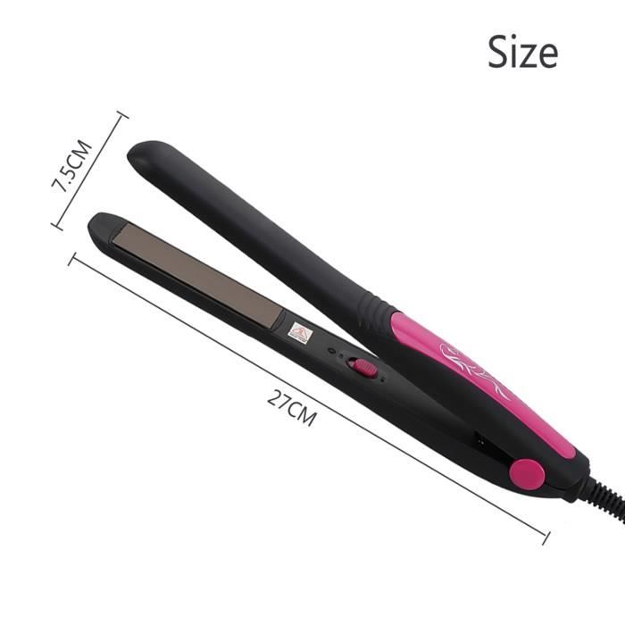 SURENHAP Lisseur Kemei Rapid Heating Ceramic Hair Straightener Redressing Flat Iron Hair Styling Tool beaute manuelle Cdiscount Electromenager