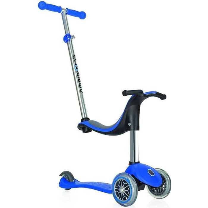 Trottinette 3 Roues GLOBBER EVO 4en1 V2 - Bleu Marine - Garçon - A partir  de 12 mois - Achat / Vente Trottinette 3 Roues GLOBBER EVO 4en1 V2 - Bleu  Marine - Garçon - A partir de 12 mois - Cdiscount