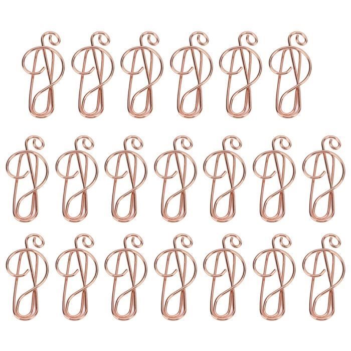 Lot De 200 Trombones En Forme De Goutte D'Eau Argent - Trombones Fantaisie Métal Créatifs Pour Bureau Et Organisation