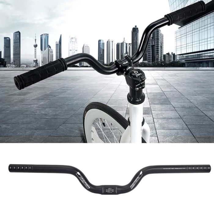 Guidon de Vélo pliant en alliage d'aluminium - TMISHION - Noir - 520mm - 176g