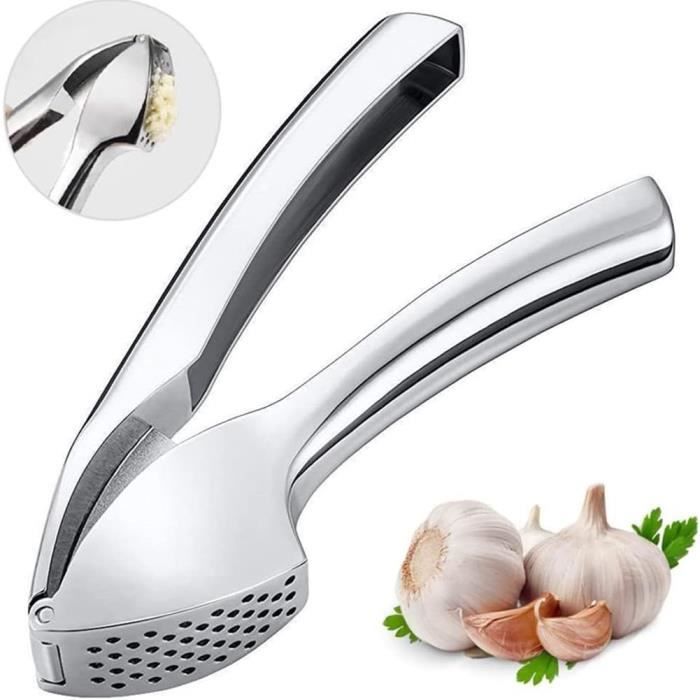 Presse-ail Professionnel KitchenCraft - Acier Inoxydable, Poignées Confortables, 18,5 Cm - 1