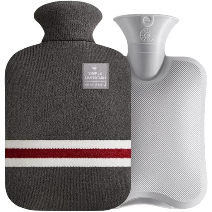 Bouillotte Cervicale En Forme De U - 1,4 Litre Avec Couvercle, Neuve, Pour Douleurs
