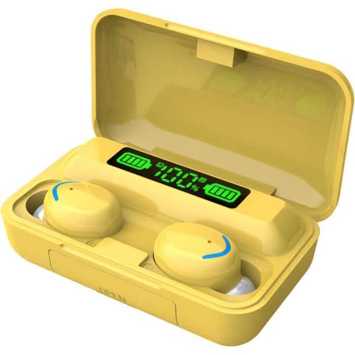 Écouteurs Bluetooth Invisibles Pour Dormir - Intra-auriculaires étanches, Bluetooth 5.2, Avec Boîtier Charge