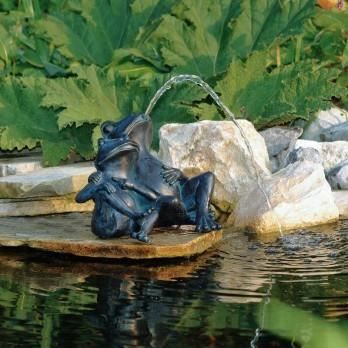 Ubbink Fontaine de jardin 2 grenouilles 22 cm 1386074