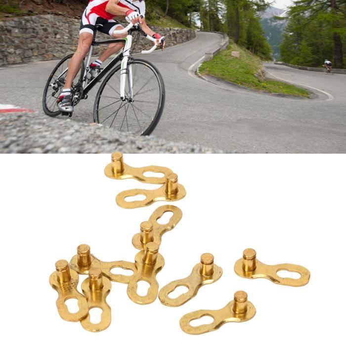 Lot De 5 Paires De Maillons Rapides Pour Chaîne De Vélo 6 à 12 Vitesses - Réutilisables, En Alliage D'aluminium - 2