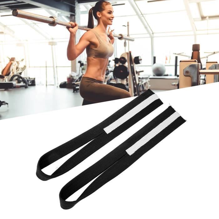 Sangle Musculation Sangles D'haltérophilie Rembourrées Néoprène - Soutien Poignet Et Meilleure Prise - Homme/Femme - Fitness, CrossTraining Accessoire Fitness Crossfit