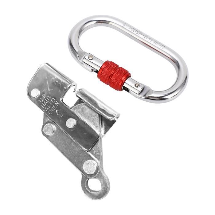 Mousqueton Non Verrouillable – Porte Droite En Ardoise – Acier D-shape