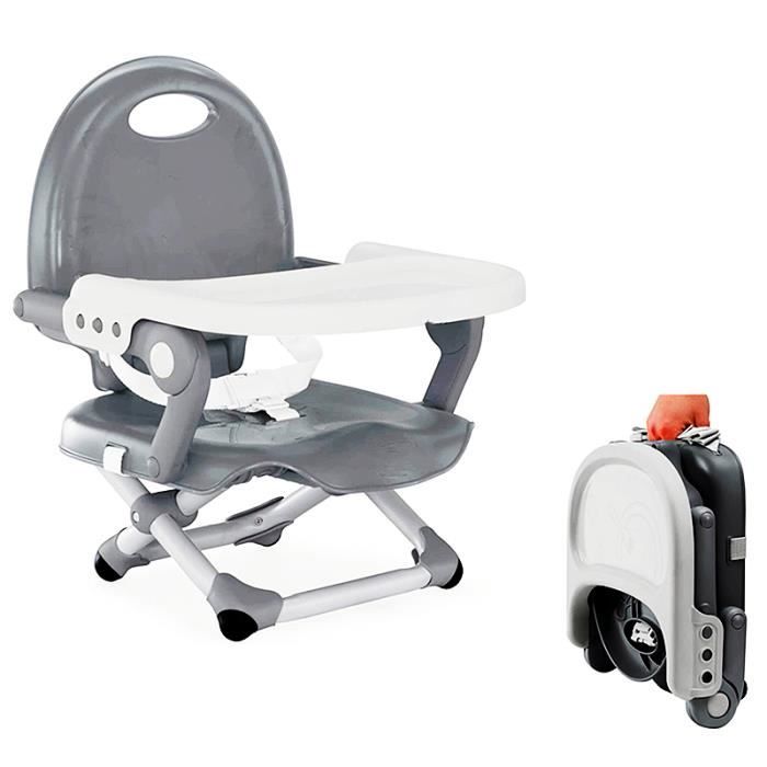 Chaise Haute Bébé 4 En 1 Réglable De La Naissance à 6 Ans - Avec Harnais 5 Points, Plateau Amovible Et Roues