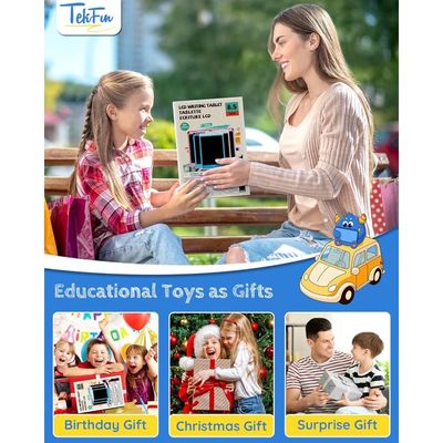 Tablette Dessin LCD Colorée Pour Enfants 2-8 Ans - Ardoise Magique Sans Papier - Écran Protecteur Yeux - 10