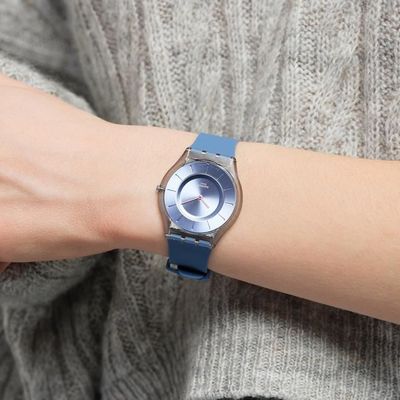 Montre silicone femme swatch clearance