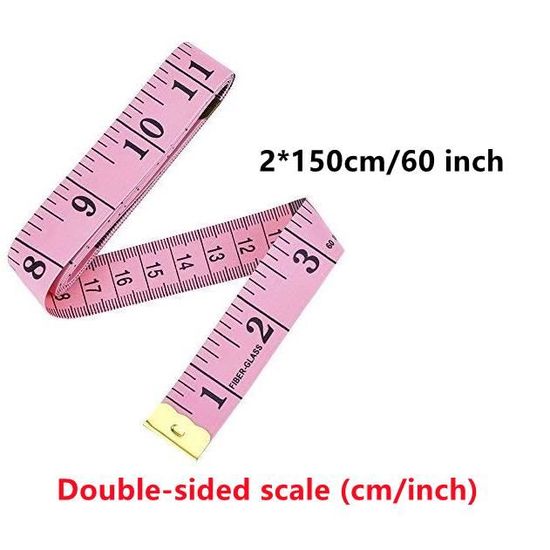 150cm 60 ruban à mesurer souple pour couture Règle de tissu de tailleur  (rose) - Cdiscount Bricolage