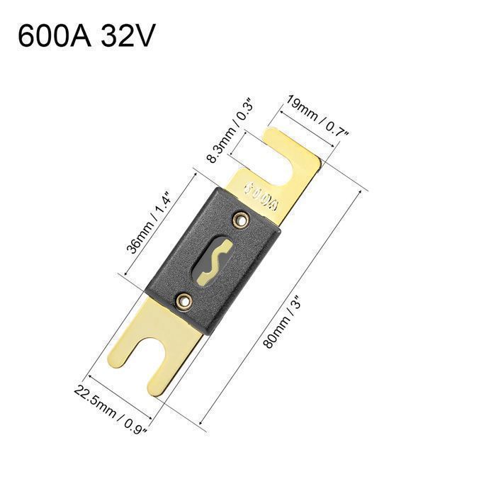 Sourcing Map Cartouche Fusible DC 32 V 6 X 32 Mm Pour Alarme Audio