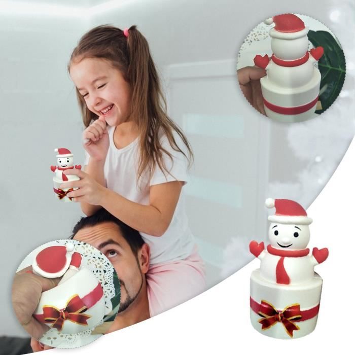 FEPITO 12 Pcs Noël Wind-Up Toys Set Bonhomme De Neige Renne Jouet pour Enfants Secret Santa Party Sac Cadeau pour Noël Anniversaire Thanksgiving