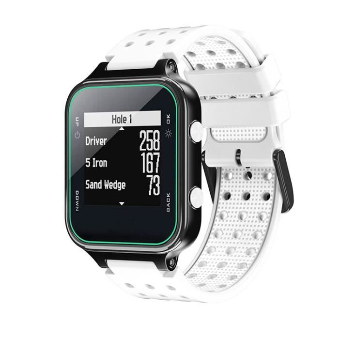 Bracelet de montre en silicone pour Garmin Approach S20 S5 S6