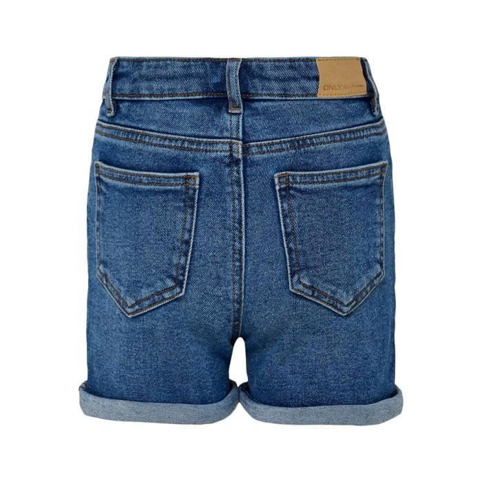 Short Pelham en jeans bleu clair : Short Fille : Le Temps des Cerises