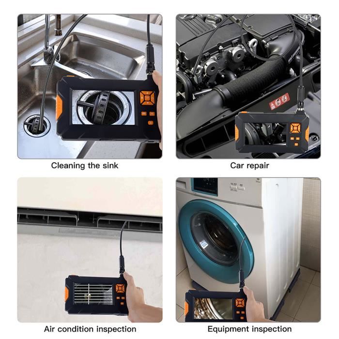 Caméra d'inspection de tuyaux VBESTLIFE - P30 - 1080P - 70° - IP67 étanche  - Endoscope industriel - Cdiscount Appareil Photo