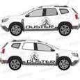Autocollant Blanc  - Dacia Duster - Adhésif Kit complet Adventure 2-2