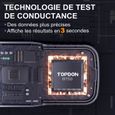 Testeur de Batterie de voiture 12 V TOPDON BT50 Automobile 100-2000 CCA Testeur de Charge de Batterie en Français-2