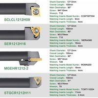 Lot De 12 Inserts & Porte-outils Tournage CCMT060204 - Pour Semi-finition & Finition - Durables, Précision, Facile à Remplacer - 5