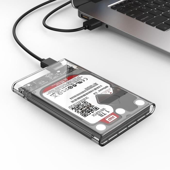 Conceptronic DANTE02B Boîtier de disques de stockage Boîtier disque dur/SSD  Noir 2.5/3.5