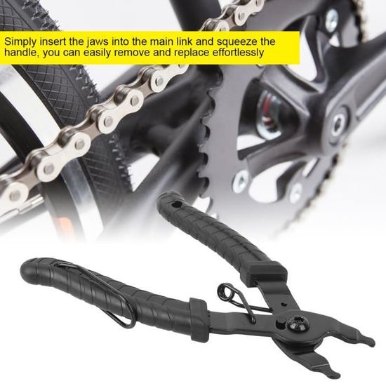 Pizsieat Lot de 3 Pince Attache Rapide Chaine Velo,Demonte Chaine Velo