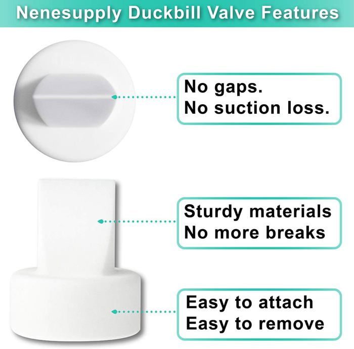 Duckbill Valves. Use on Breastpump, Spectra S1 S2 9 Plus Dew 350