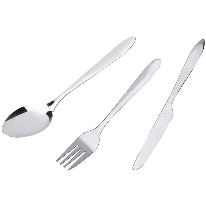 Ensemble De Couverts Portable En Acier Inoxydable - Couverts De Voyage