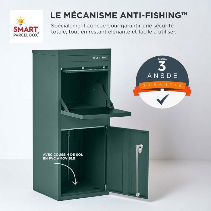 Boîte Aux Lettres SMART – Verte – Marque Hconfortxl.com – Modèle MK349