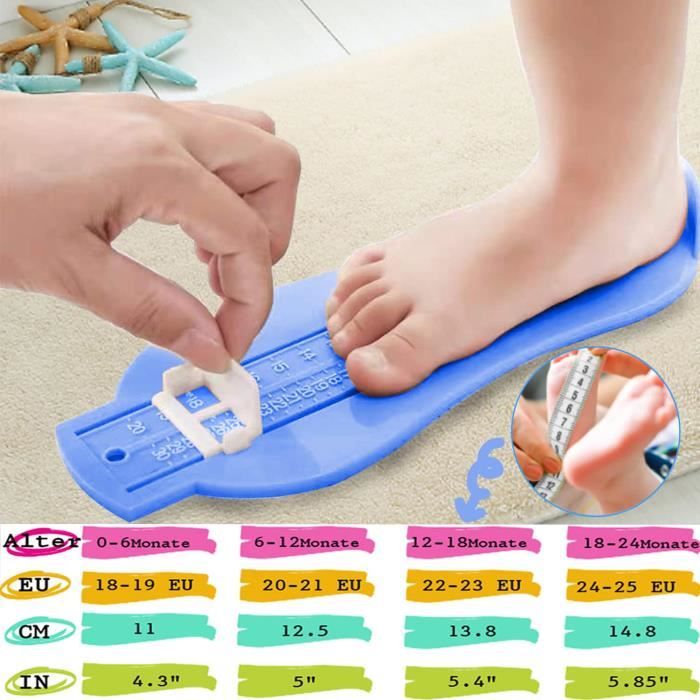 2 Pièces Pedimetre Enfants et Adultes, Pédimètre Professionnel avec Barème  pour Déterminer la Pointure 6 à 47 instrument de mesure de chaussure adulte  pour enfants confirme la taille : : Mode