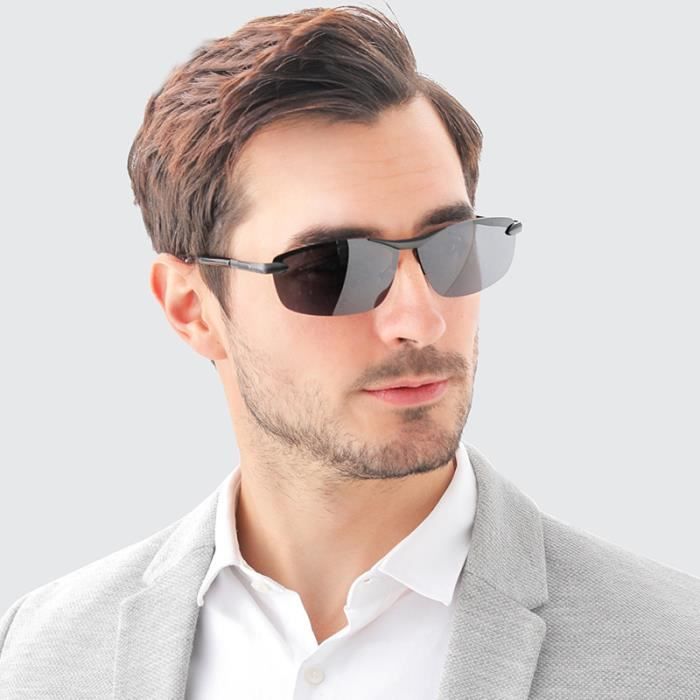 DUYAER Lunettes de Soleil Homme Rondes Mode - PC+Metal - Vintage Shades -  Glasses UV Protectio - Noir noir - Achat / Vente lunettes de soleil Homme  Adulte - Cdiscount