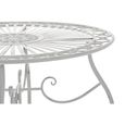 CLP Table de jardin ronde en fer forgé INDRA, faite à la main dans un style nostalgique, diamètre Ø 70 cm, 6 couleurs au choix72 ...-3