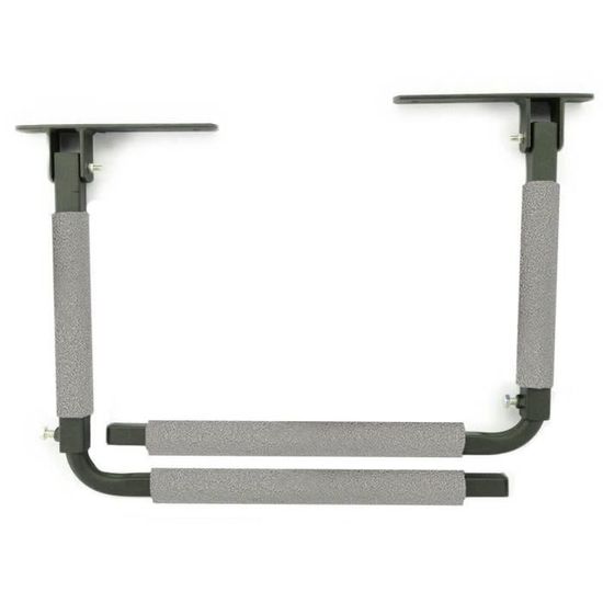 Support Mural Télescopique Pour Coffre De Toit Voiture - Pliable, Charge 50 Kg, Pour Canoë, Planche, Snowboard