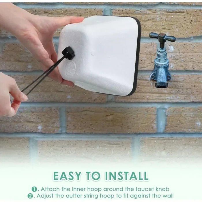 Housse De Robinet Extérieur Bonhomme De Neige - Protection Antigel Hiver Pour Tuyau Jardin - Décoration Noël Maison