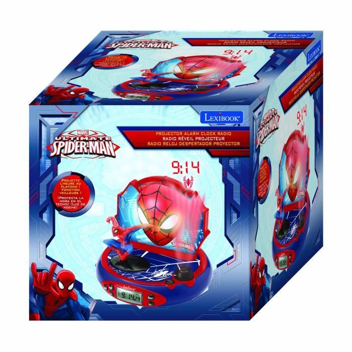 Veilleuse Projecteur - Marvel - Spiderman - Rouge - 19 Cm à Prix Carrefour
