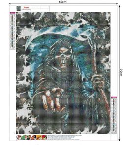 Kit Diamond Painting – Demon Slayer – Peinture Diamant 5D Complète – Toile 30x40 Cm – Art Relaxant Et Déco Murale