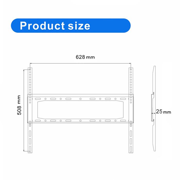 Pieds De Rechange TV LG 49-55 Pouces – Compatible 50UK / 55UK / 50UM / 55UM – Avec Vis