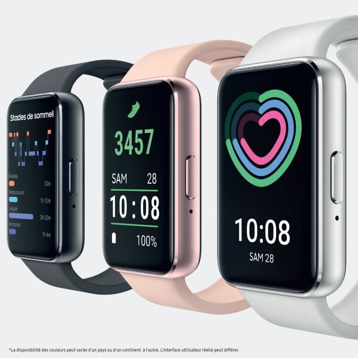 SAMSUNG Galaxy Fit Bracelet Connecté Rose Cdiscount Téléphonie - Main Image