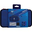 Starter Kit - KONIX - Housse + Écouteurs + Écran de protection + Boite - Bleu - Switch et Switch Lite - Sous Licence Officielle FFF-0