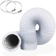 Tuyau Climatiseur Mobile-Evacuation Climatiseur Mobile-150 mm x 5 m-pour Chauffage et Climatisation,Seche,Ventilateur Extracteur