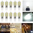 Ampoule LED G4 12V Dimmable 851LM Blanc Chaud 2W Equivalent 20W G4 Halogène Lampe 360° Angle de Faisceau Remplacement-0