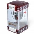 Jago® Machine à Popcorn - 60L/h, 200g/10min, avec un Pot en Acier Inoxydable, Look Retro - Machine à Maïs Soufflé, Popcorn Maker-0