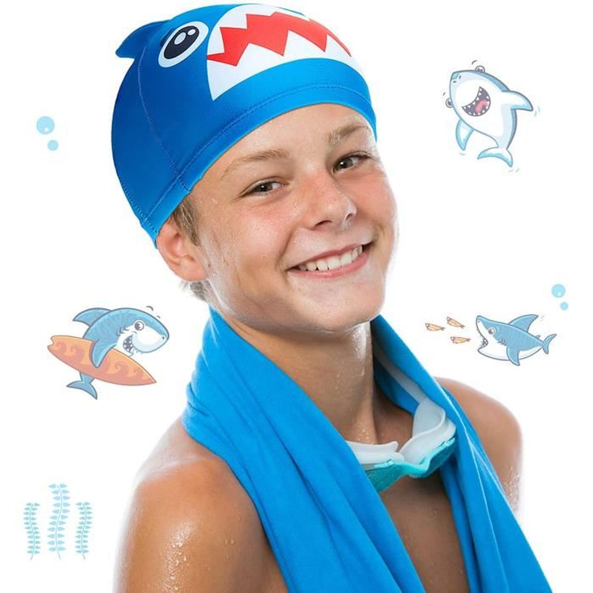 bonnet de bain en nylon pour enfants 