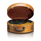 BOURJOIS Tourne-disque USB - Classic Phono - TT-34 - Bois marron - Enregistrement vinyle sur MP3 - Vintage