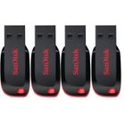 4 x SanDisk Cruzer Blade 8 Go Clé USB (paquet de quatre)