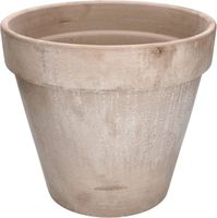 Pot de fleurs en terre cuite Moka - 31 cm avec bord - Pour intérieur et jardin - KOTARBAU®