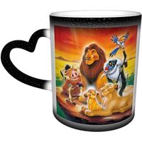 Tasse à café - Simba Roi Lion Mugs - Porcelaine - Céramique - Grès - Noir