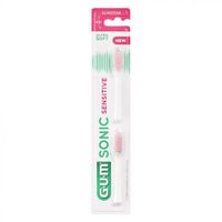 Gum Brosse à Dents Electrique Sonic Sensitive Recharge Ultra Soft 2 unités