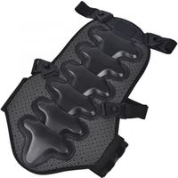 Protection Dorsale pour Moto Protection de Colonne vertébrale Moto Protection arrière Dos de Taille Noir(S)